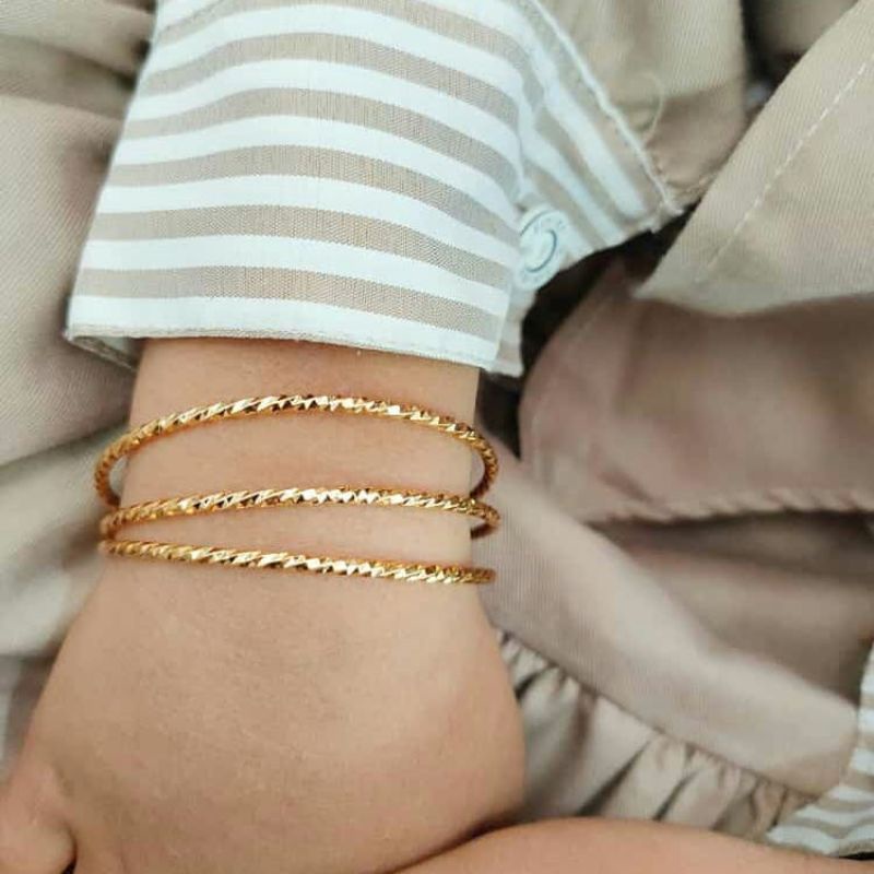 gelang anak keroncong anak/bayi gelang tangan keroncong