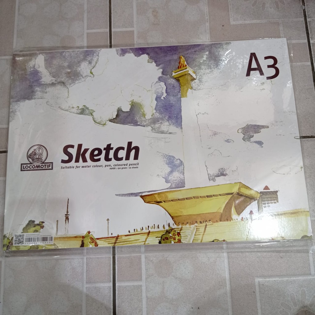 SKETCHBOOK A3 LOCOMOTIF