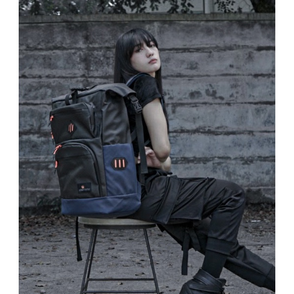 AILERON BLACK NAVY |MANNEEDME x URBAN| Tas Ransel Punggung Pria Backpack ORIGINAL