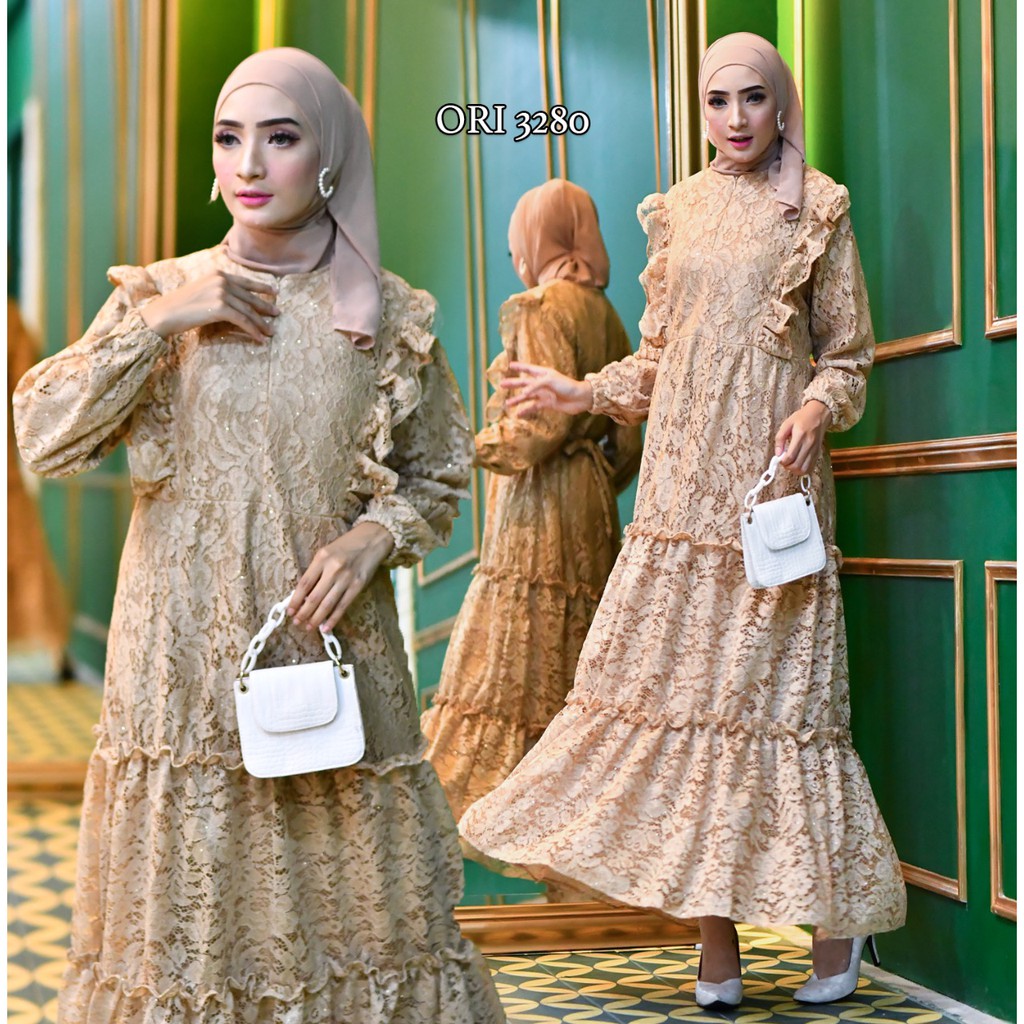 ALLSIZE GAMIS BROKAT REMAJA KEKINIAN TERLARIS/GAMIS SIMPLE TERLARIS GAMIS MENYUSUI GAMIS TRENDY GAMI