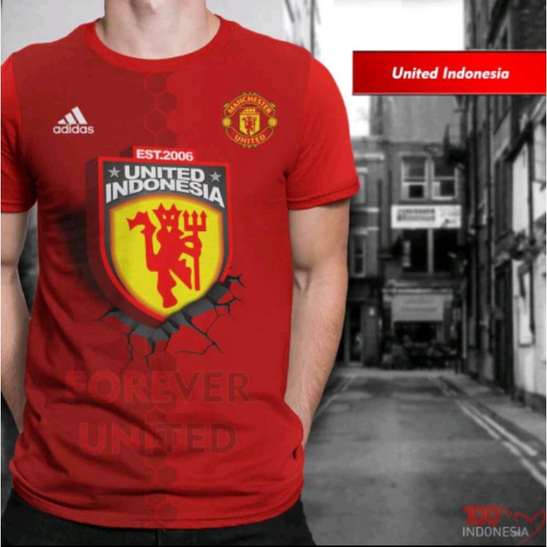 BAJU PRINT 3D KAOS PRIA/WANITA UNITED INDONESIA