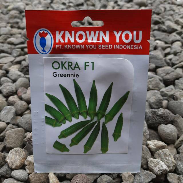 benih okra hijau GREENNIE F1 (25btr) Known You Seed.