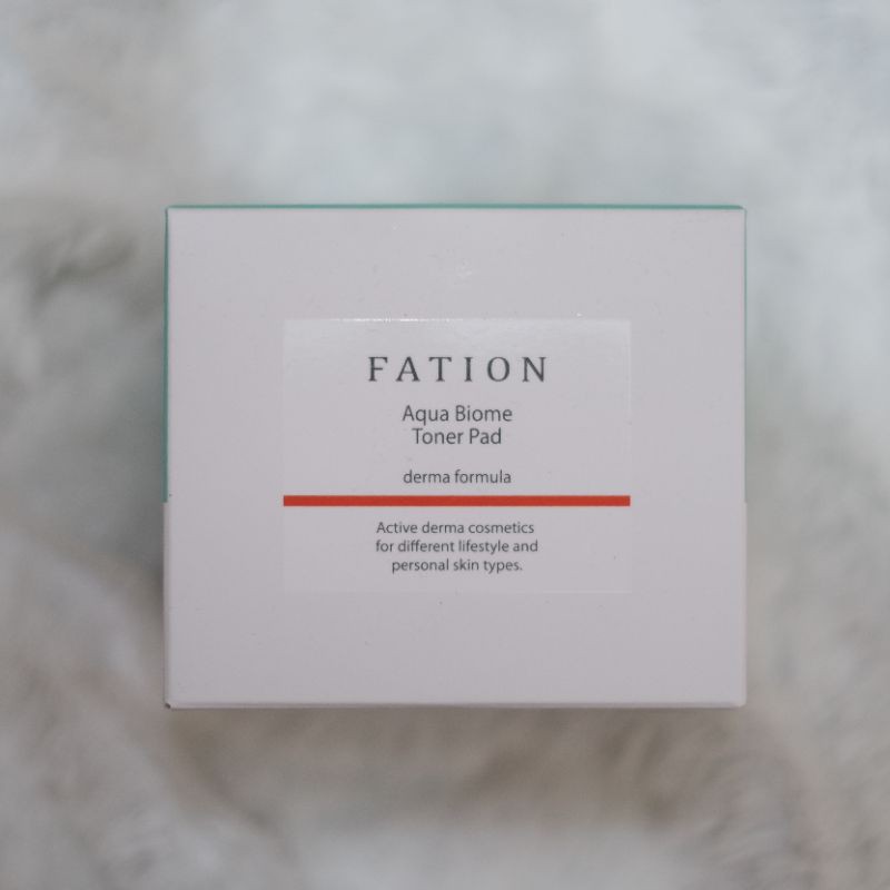 Fation aqua biome toner pad