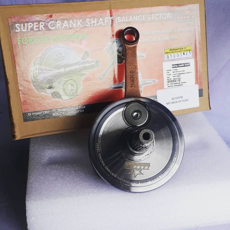 ASKRUK BRT TIGER LANGKAH 68MM KRUK AS TIGER IMPORT 70MM XIEMA 66.4MM
