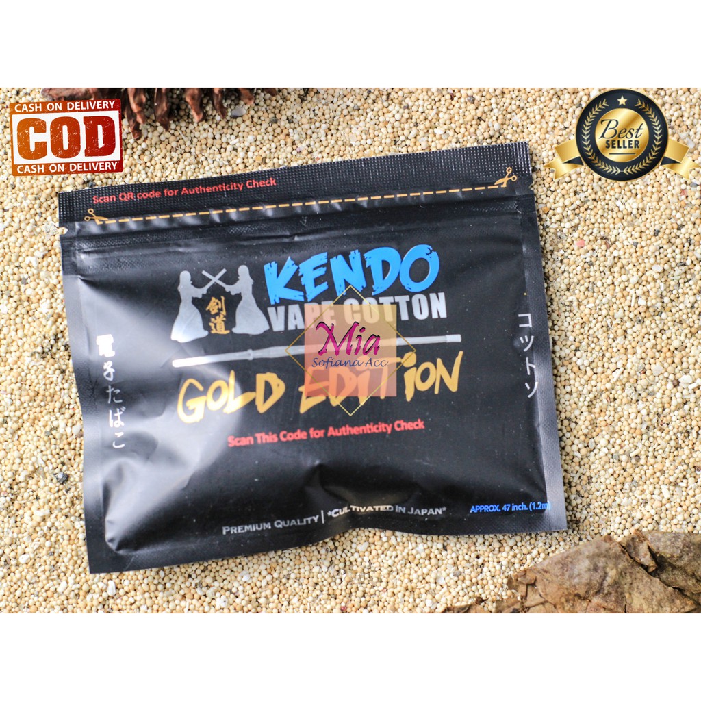 KAPAS VAPOOR  VAPEE KENNDO COTTON GOLD EDITION