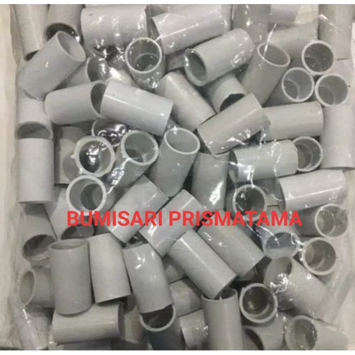 SOCK CONDUIT 20 MM WARNA PUTIH POLOS - PER PACK ISI 100 PCS