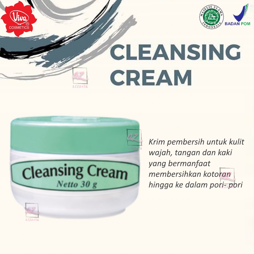 Viva Cleansing Cream 30gr | Cream Pembersih
