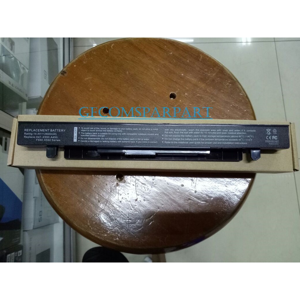 DIJUAL BATERAI ASUS X450 X450C A41-X550 A41-X550A X550C X550CA X550CC X550D X550EA- OEM