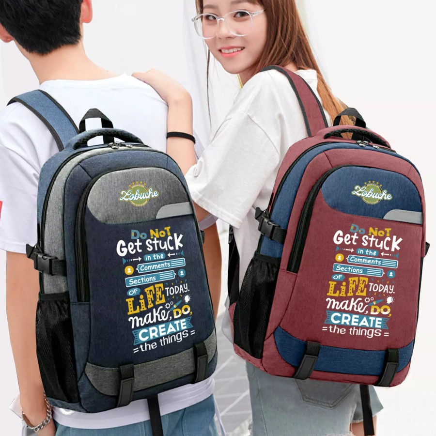 Tas sekolah Lobuche - Tas pria - Tas sekolah pria - Ransel sekolah pria - Tas sekolah cowok - Tas ra
