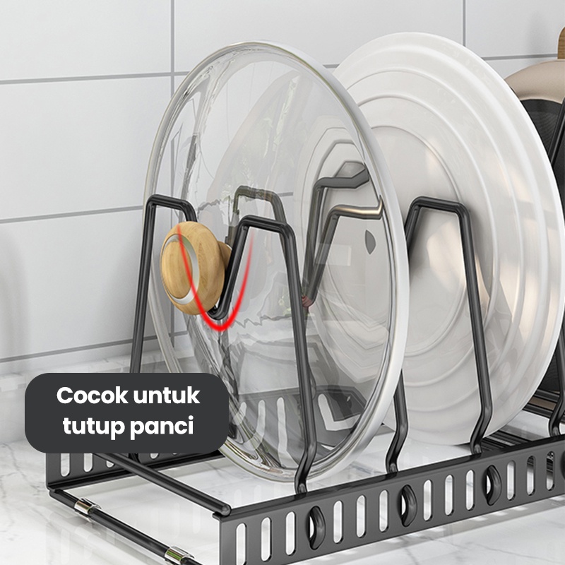 Dejavu Rak Piring Stainless Steel Dapur Rak Westafel Pengering Piring Tempat Tatakan Tirisan Piring