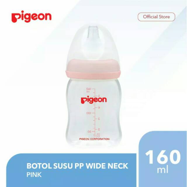 Pigeon Wide Neck 160ml / 230ml with Peristaltic Plus Nipple