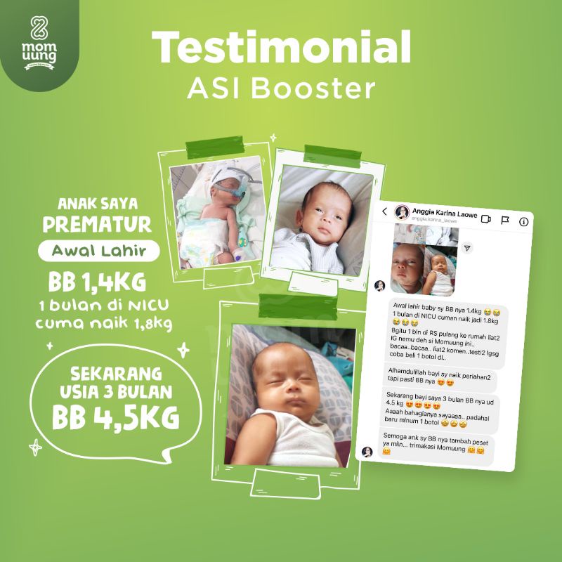 MOMUUNG ASI BOOSTER MOM UUNG 60 KAPSUL/ PELANCAR ASI MOMUUNG MALANG