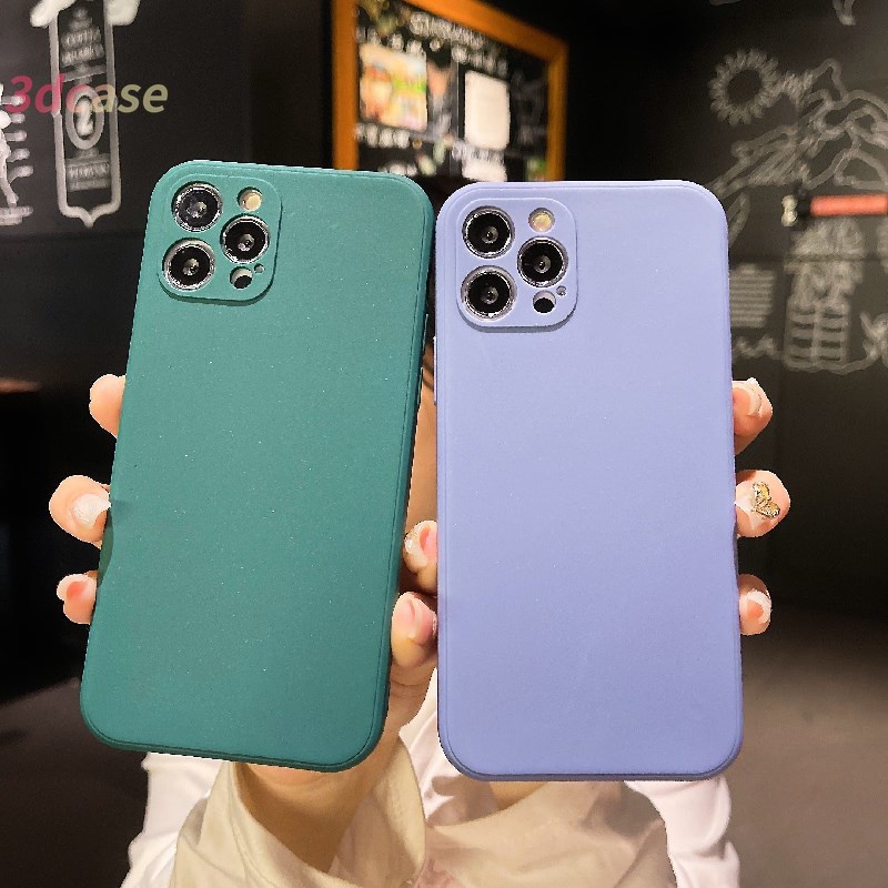 Xiaomi Redmi POCO C3 X3 NFC X3 PRO M3 Redmi 9 9C NFC 9A 9i 9T 9AT 9 PRO Power 10X POCO M2 PRO Redmi Note 9 8 10 10S 9 PRO MAX 9S A7 A5S A15 VIVO Y12 Y20 Silicone Tpu Flexible Case With Solid Colors  Straight Cube Soft TPU Case