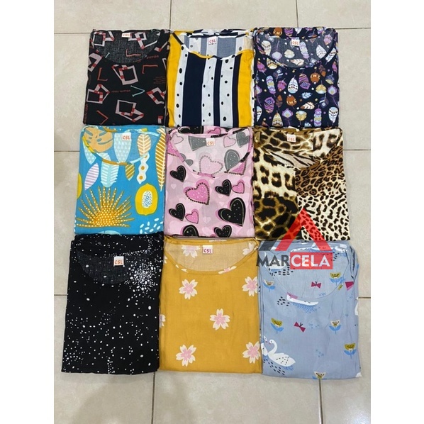 MARCELA - Daster HABEL CSL panjang semata kaki bahan RAYON daster kekinian