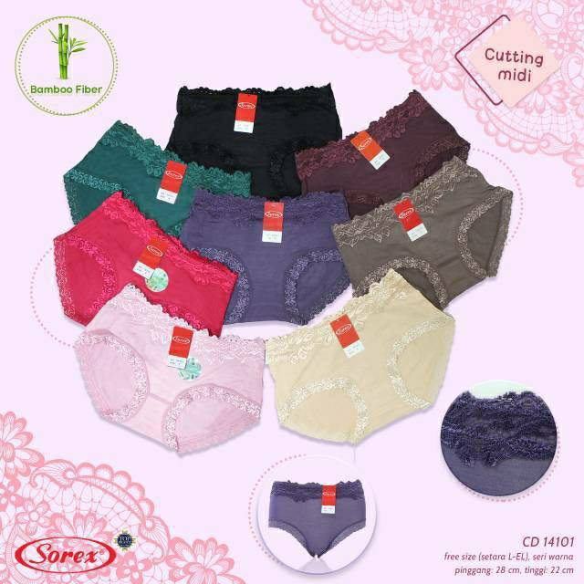 Celana Dalam Wanita Bamboo Fiber Cd Sorex