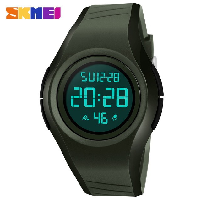 Jam Tangan Digital Pria - 1269 - EMWS9DAG Army Green - SKMEI