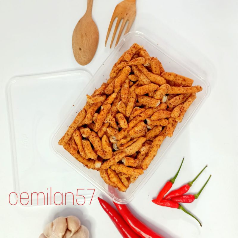

Basreng stik pedas premium [PROMO KEMASAN BOX]