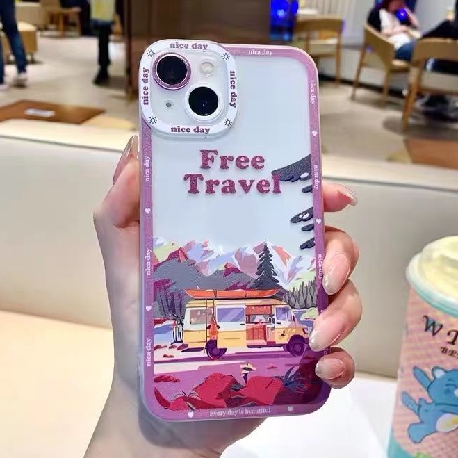 Soft Case Bahan TPU Untuk Iphone 13 12 Mini 11 Pro X XR XS Max SE 2020 6 6S 7 8 Plus