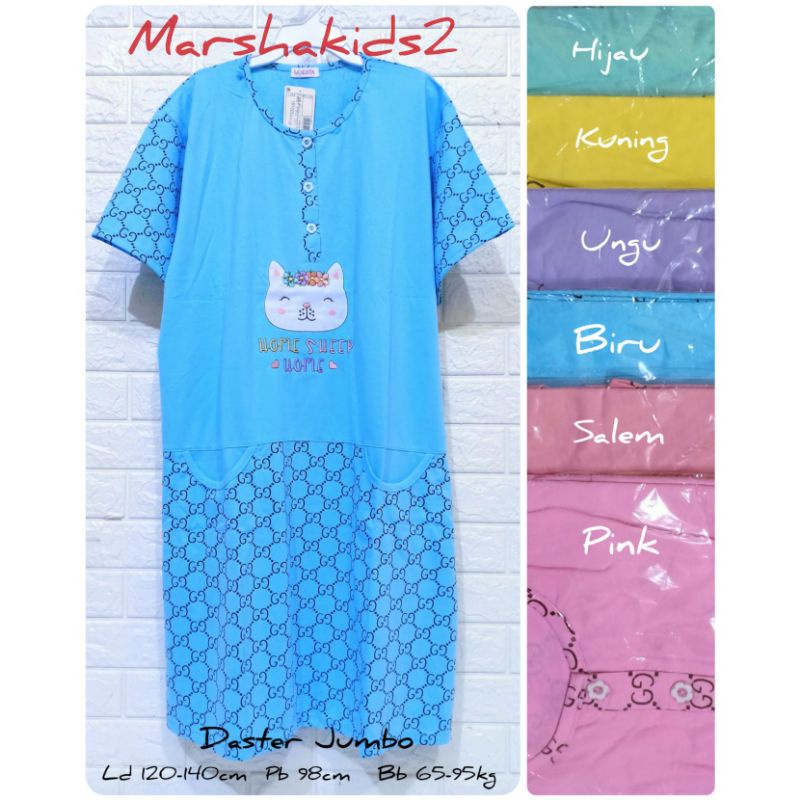 Daster Jumbo dewasa Ld 120cm - 140cm daster kaos big size jumbo size pendek Lorita by Sofie