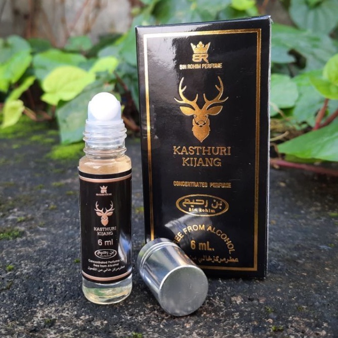 KASTHURI KIJANG Parfum 6ml Minyak Wangi Pria Roll On Non Alkohol