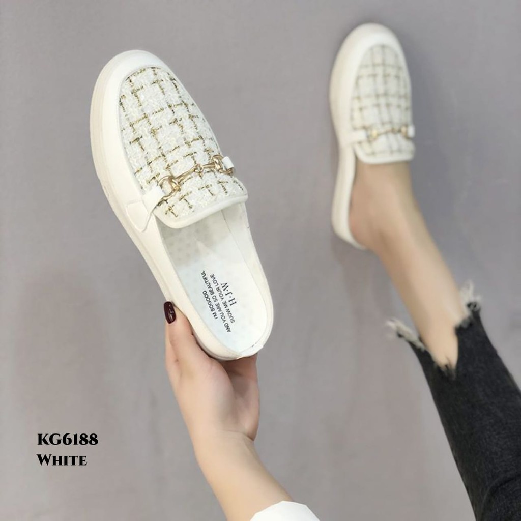 RESTOCK WYN SNEAKERS PLAITED MATS SLOPE FASHION ANTI LICIN KG6188