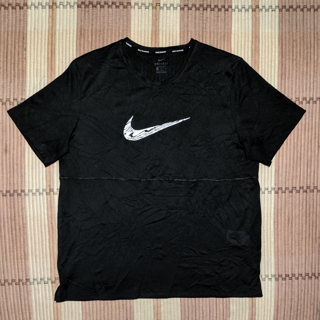 Kaos Running NIKE DRI FIT Size XL Baju Olahraga Original Second Preloved