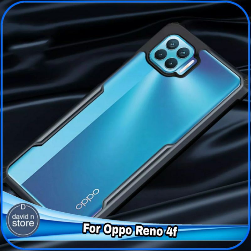 Casing Oppo Reno 4f Reno4 F Hard Soft Case Anti Krack Clear Slim Back Cover