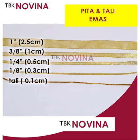 [5meter] PITA EMAS / TALI EMAS