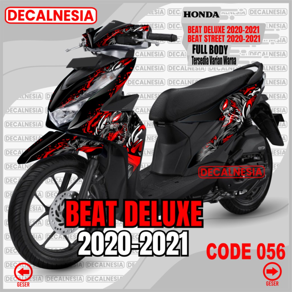 Jual Decal Beat Deluxe 2021 Street New Full Body Stiker Motor Honda Venom 2020 Sticker Modif Dekal Variasi Aksesoris 2022 Racing C056 Indonesia Shopee Indonesia