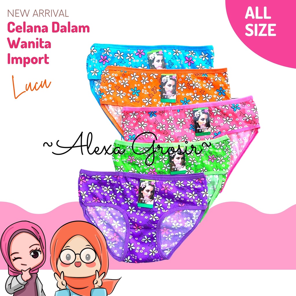 CD WANITA GAMBAR  SABLON IMPORT MURAH-ALEXA GROSIR