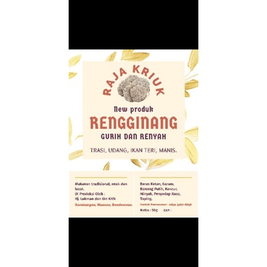 

Rengginang kriuk renyah murah