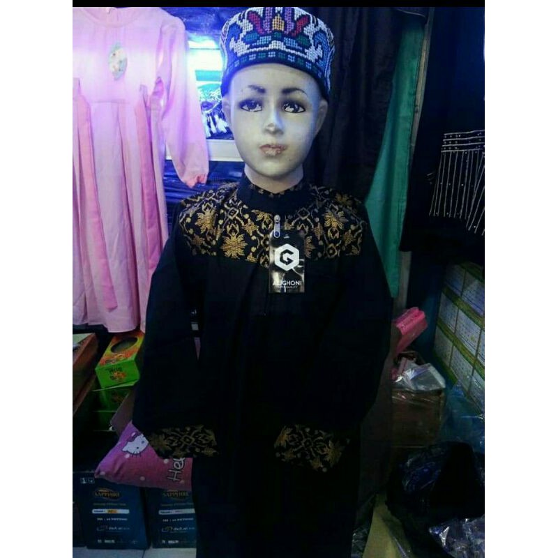 GAMIS ANAK KOMBINASI BATIK