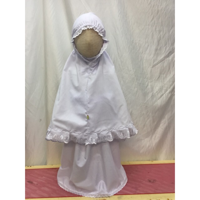 Mukena anak baby 0-18 bulan bahan katun