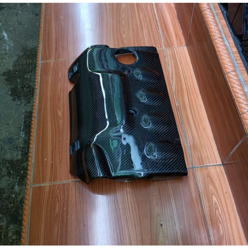 cover engine toyota yaris carbon kevlar carbon forged carbon fiber