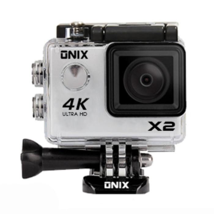 Murah Berkualitas  - Onix Xcom Action Camera X2 4K Ultra Hd Wifi 2,0" 16Mp Free Batere 900