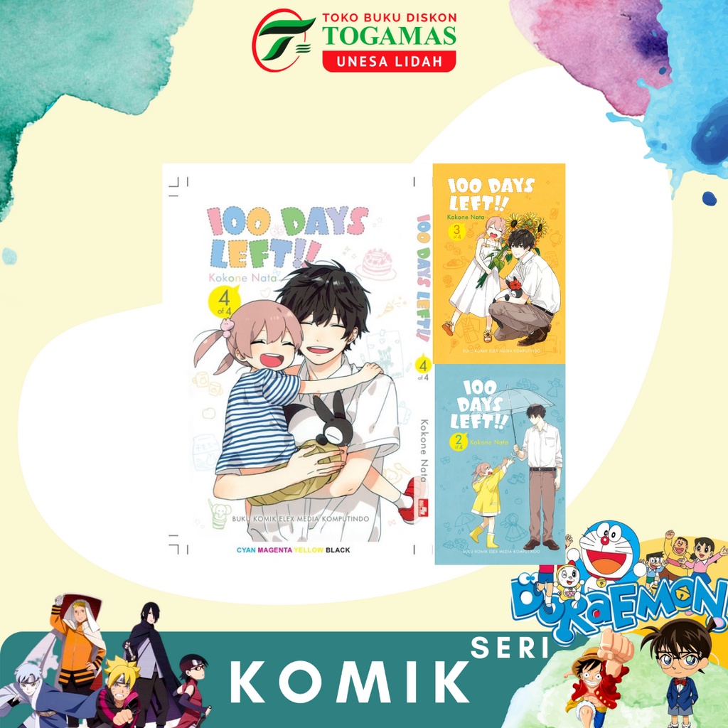 KOMIK 100 DAYS LEFT!! 01 , 02 , 03, 04 KARYA NATA KOKONE