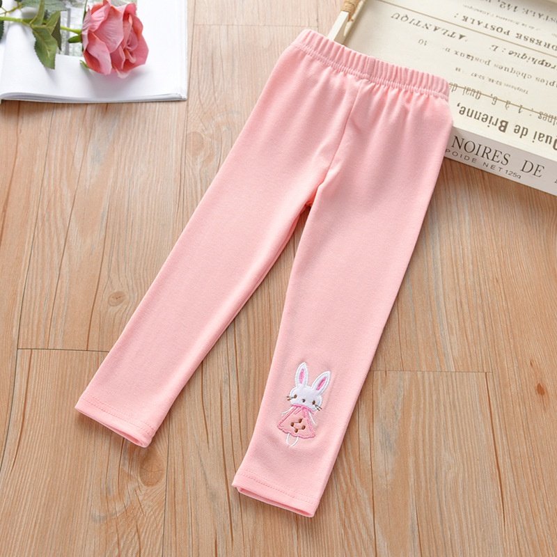 HappyOliver CUTE BUNNY legging anak perempuan celana panjang import