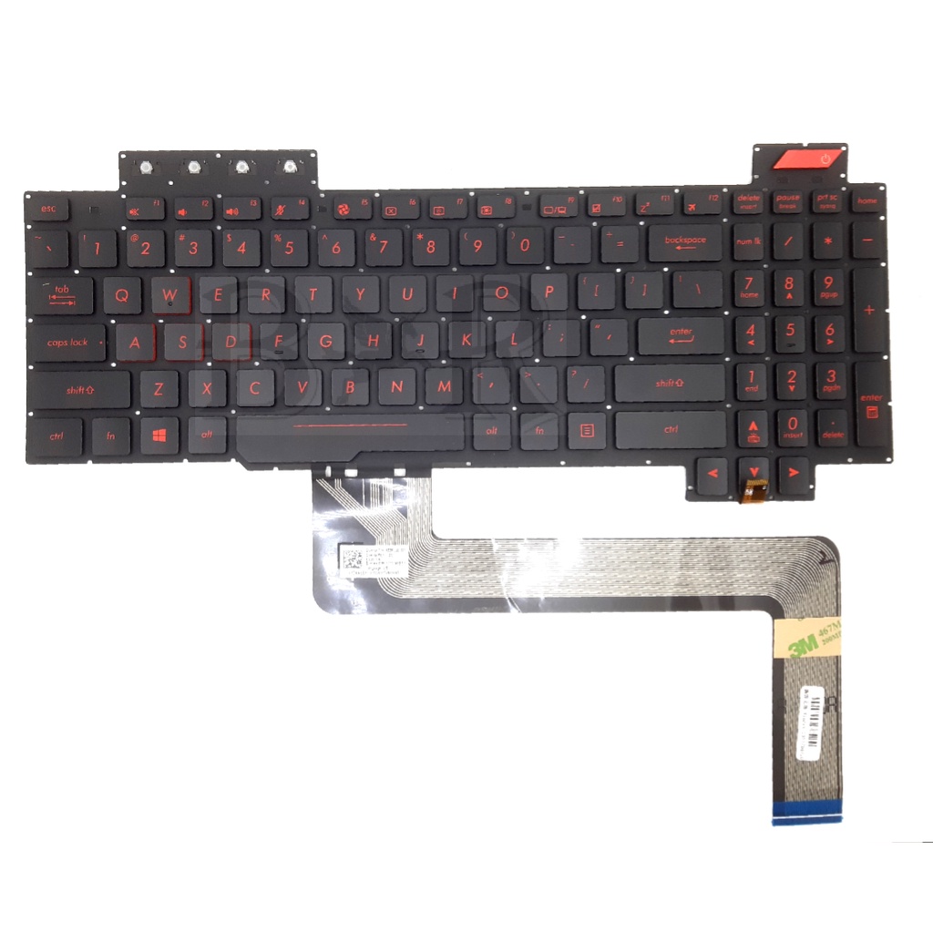 KEYBOARD LAPTOP ASUS ROG STRIX GL503 GL503V GL503VD GL503VS GL503VM