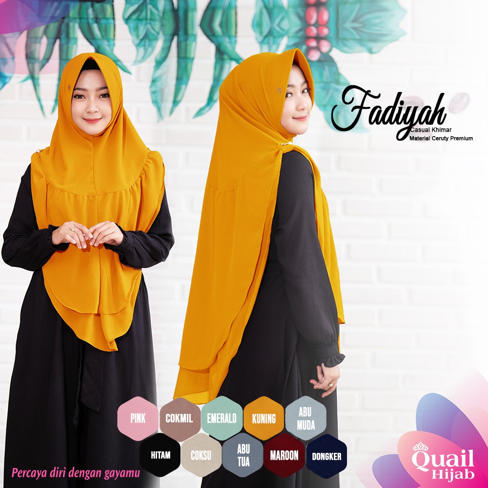 FADIYAH QUAIL | HIJAB INSTAN _ ORIGINAL QUAIL