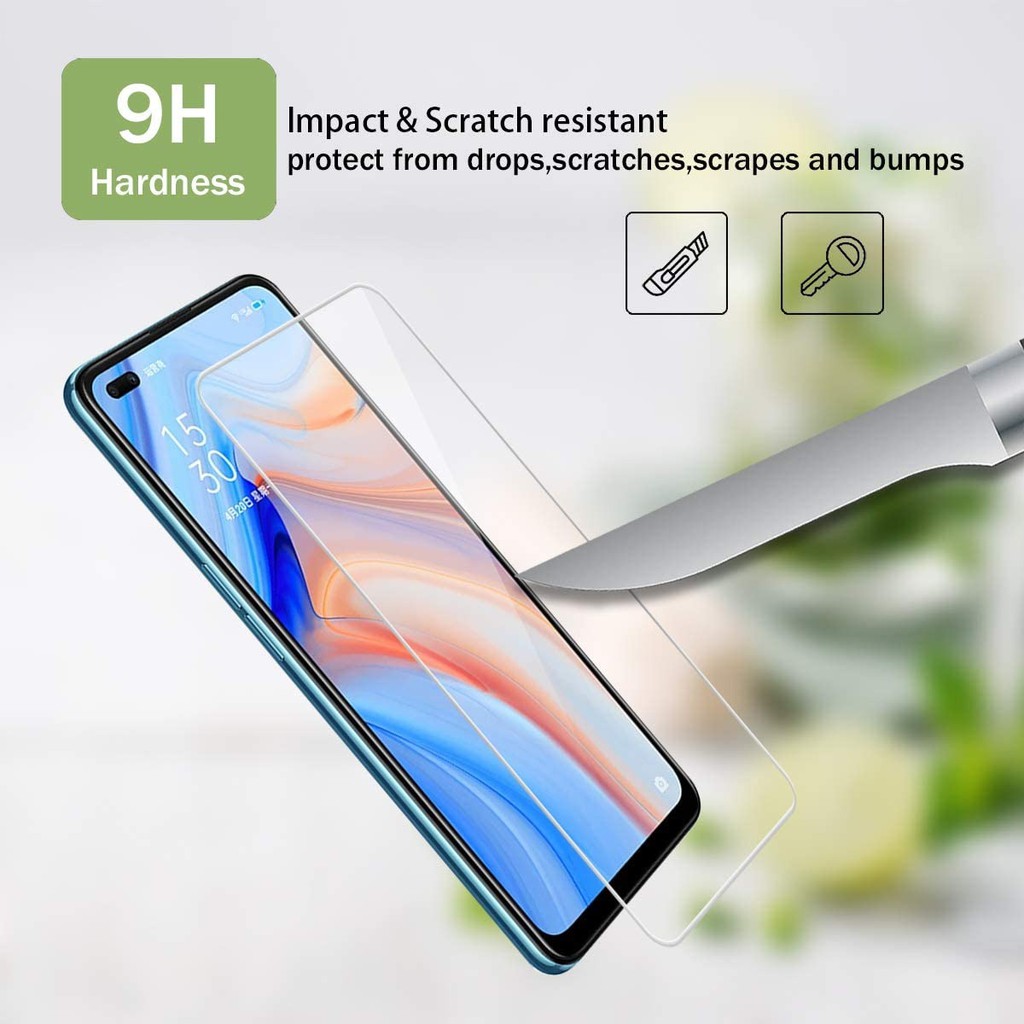 PROMO Tempered Glass OPPO F17 Pro TG Layar FULL COVER Bening Premium/Anti Gores Kaca