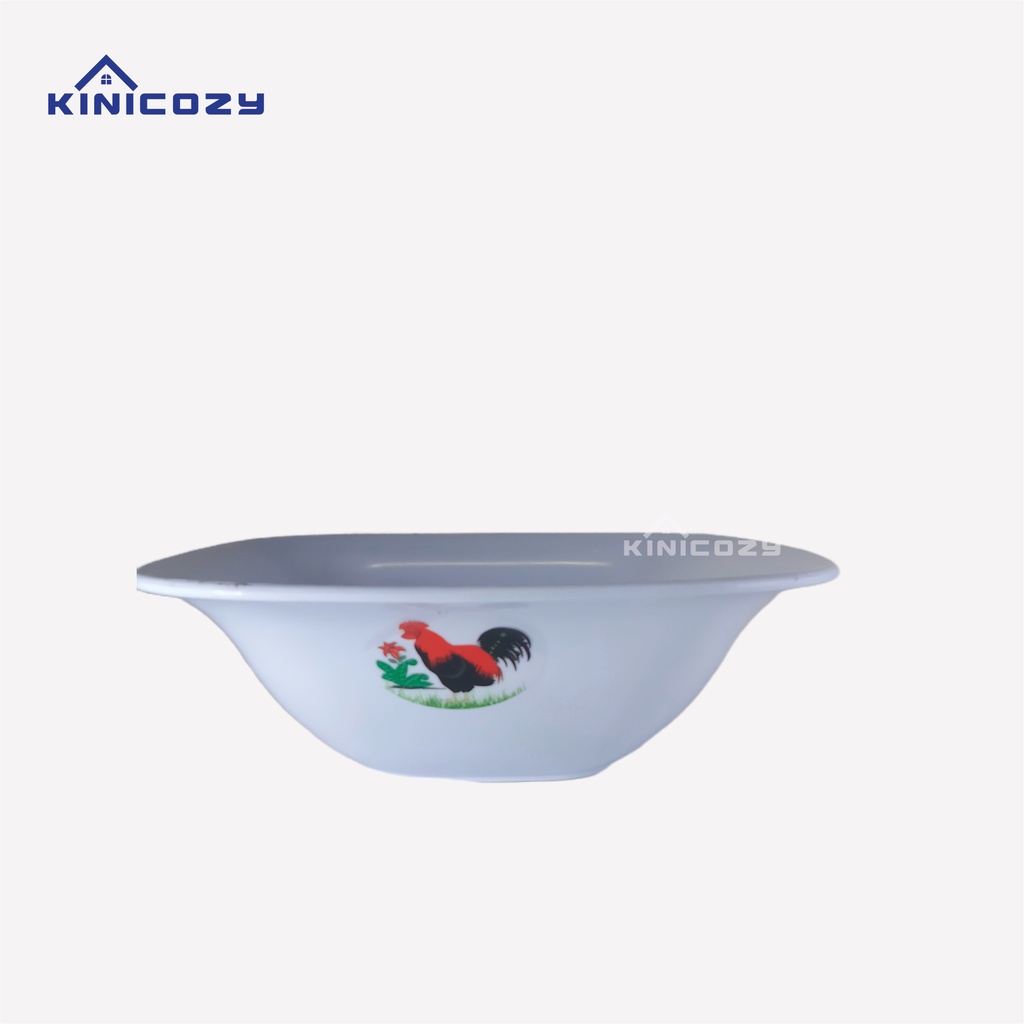 Mangkok kotak plastik ayam jago