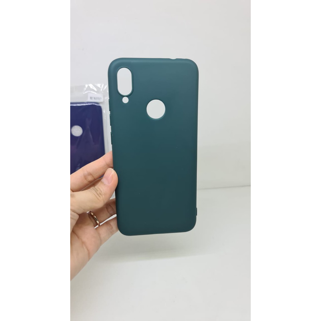 TPU MACARON Redmi Note 7 6.3 Inchi Softcase Silicon Candy Anti Noda No Logo Full Cover