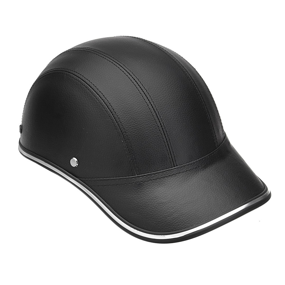 Autoleader Helm Catok Sepeda Motor Model Baseball Cap - 1074 - Black