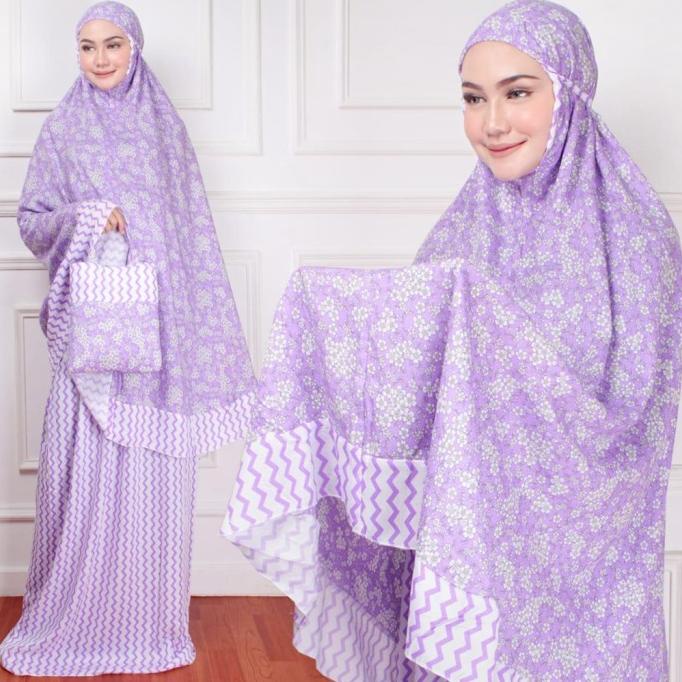 DIONISIA Mukena Dewasa Motif Bunga Model Terbaru Cantik Alesha