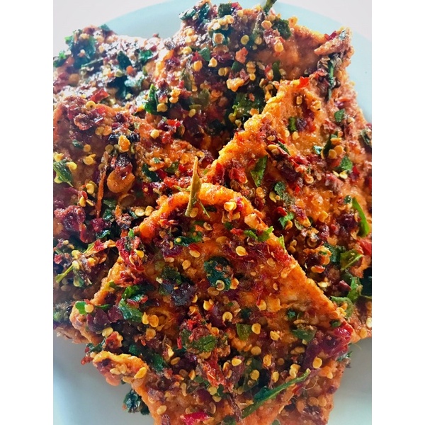 keripik tempe kriuk pedas daun jeruk 1/4 kg