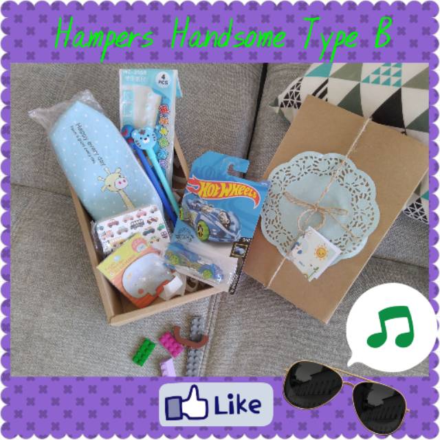 

Hampers/ kado/ bingkisan ulang tahun, lebaran, dan momen istimewa cowok laki