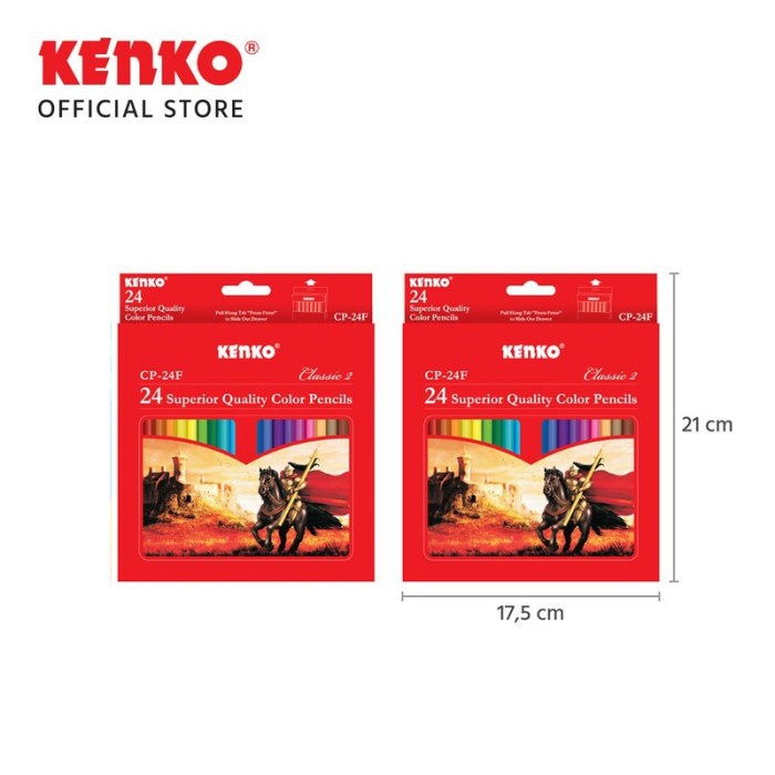 

MJ Pensil Warna KENKO 24 Warna / Pensil Mewarnai
