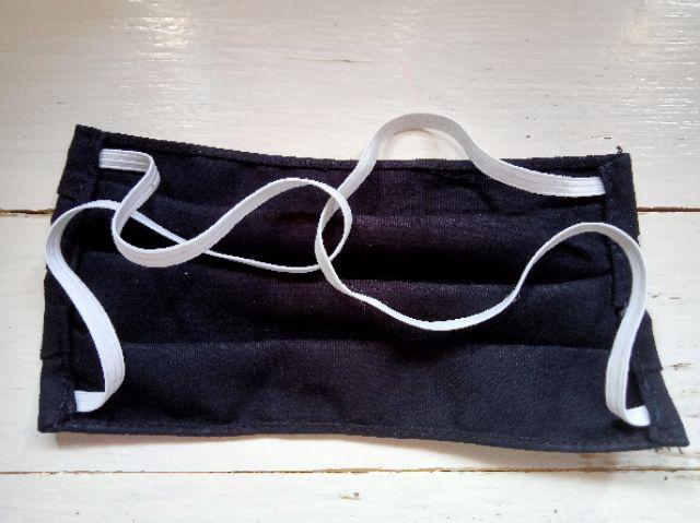 Masker Kain Oxford Tali Karet