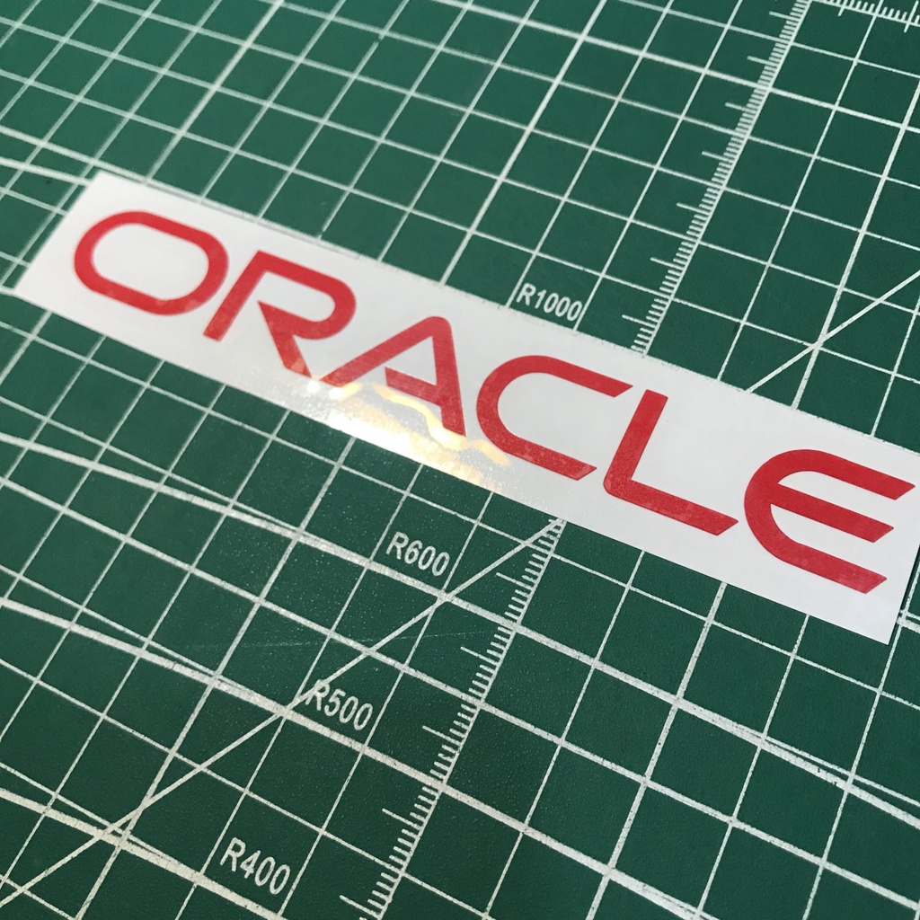 

oracle logo lambang stiker
