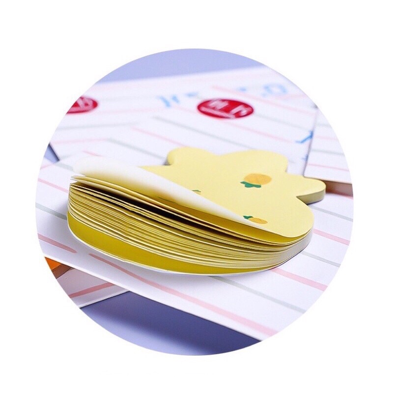 sticky note lucu bentuk buah-buahan